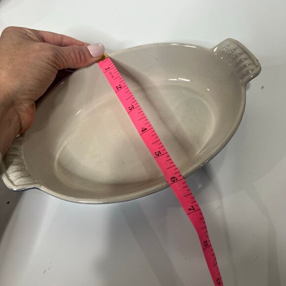 Le Creuset Blue Au Gratin Baker Baking Dish - Picture 6 of 8